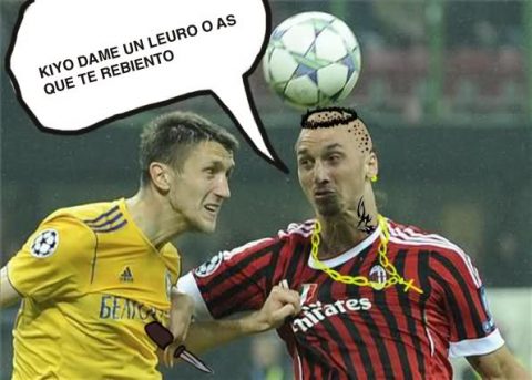 Fotos divertidas de Ibrahimovic Fotos divertidas de Ibrahimovic